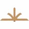 Ekena Millwork Redmond Smooth Timber Gable Bracket, Western Red Cedar, 84"W x 38"H x 5 1/2"D x 5 1/2"F, 11/12 Pitch GBW084X38X0606RED00SWR - alternate 1